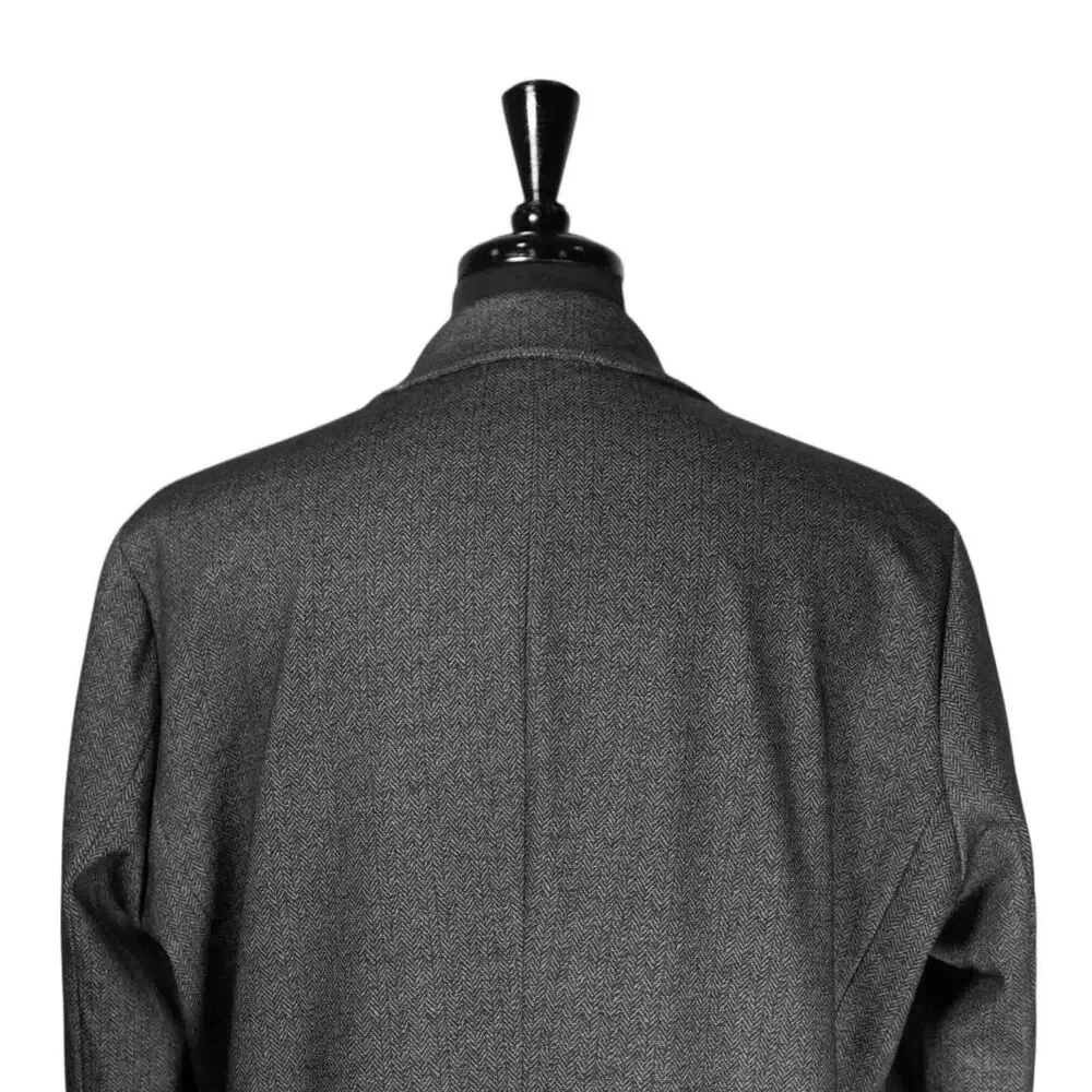 Jos A Bank Reserve Mens XL Gray Stretch Tailored Fit Blazer Jacket Lined 46R